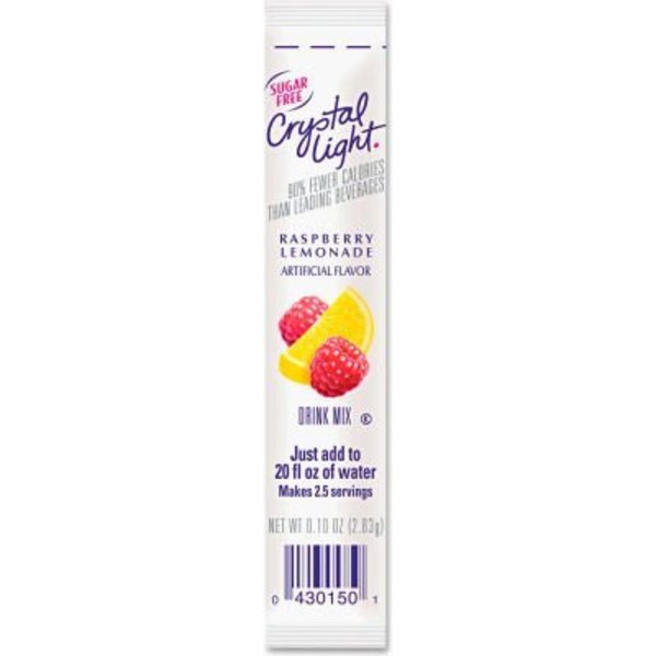 Kraft Foods Crystal Light® On-The-Go Drink Mix Sticks, Sugar Free, Raspberry Lemonade, 0.16 oz., 30/Box CRY00015